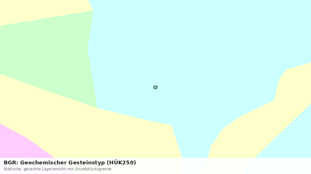 Statische Kartenansicht: BGR: Geochemischer Gesteinstyp (HÜK250)