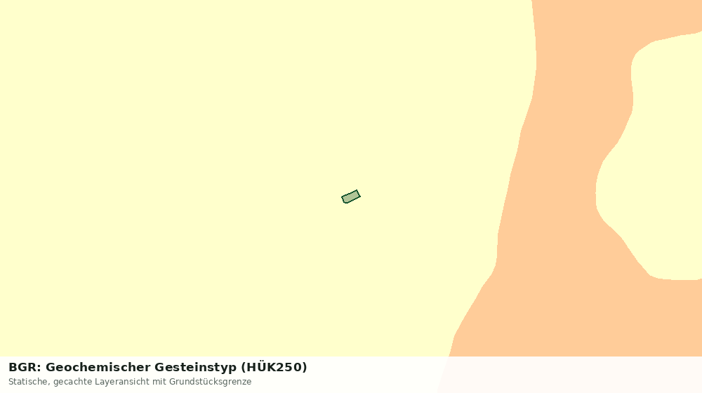 Statische Kartenansicht: BGR: Geochemischer Gesteinstyp (HÜK250)