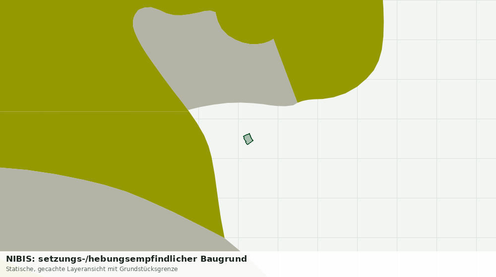 Statische Kartenansicht: NIBIS: setzungs-/hebungsempfindlicher Baugrund