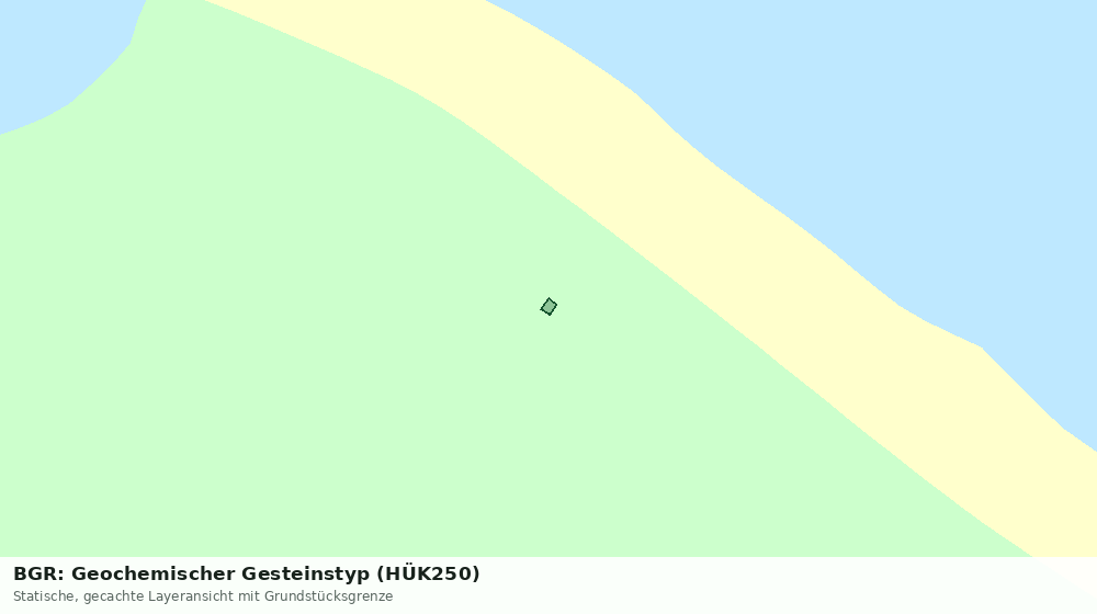 Statische Kartenansicht: BGR: Geochemischer Gesteinstyp (HÜK250)