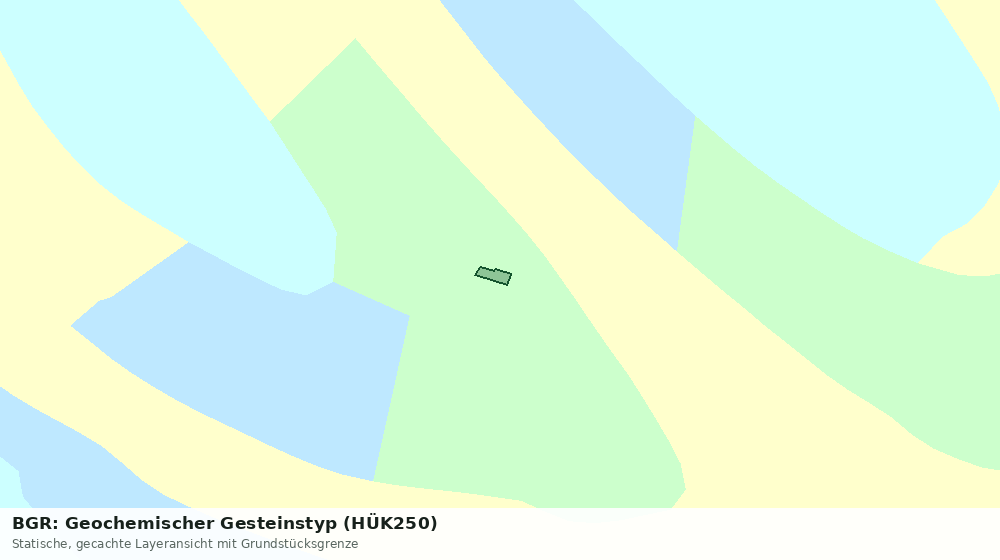 Statische Kartenansicht: BGR: Geochemischer Gesteinstyp (HÜK250)