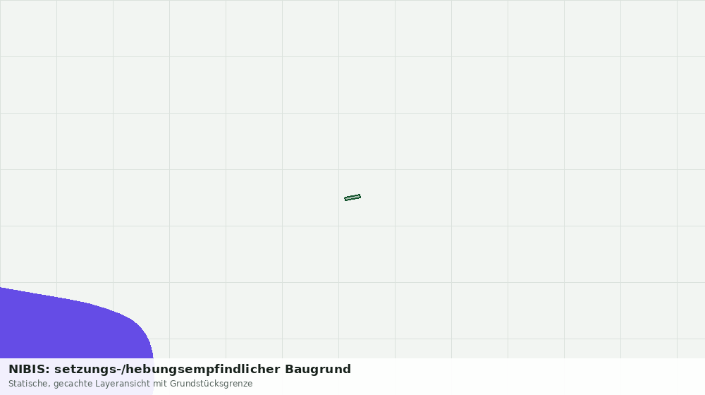 Statische Kartenansicht: NIBIS: setzungs-/hebungsempfindlicher Baugrund