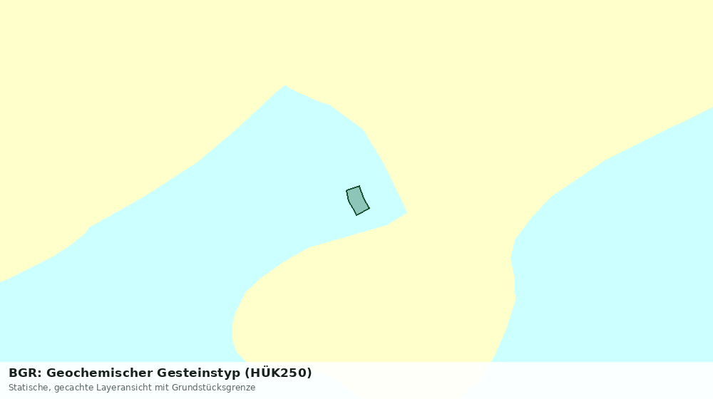 Statische Kartenansicht: BGR: Geochemischer Gesteinstyp (HÜK250)