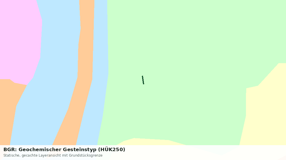 Statische Kartenansicht: BGR: Geochemischer Gesteinstyp (HÜK250)