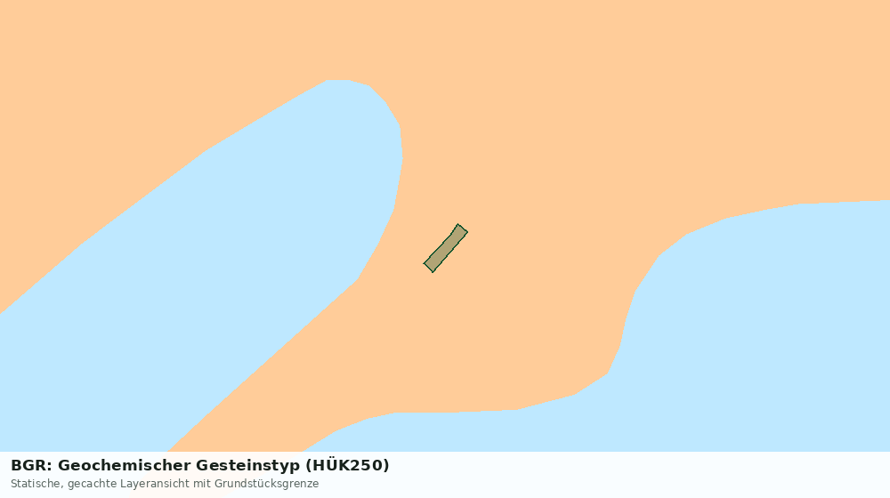 Statische Kartenansicht: BGR: Geochemischer Gesteinstyp (HÜK250)