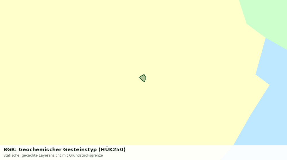 Statische Kartenansicht: BGR: Geochemischer Gesteinstyp (HÜK250)