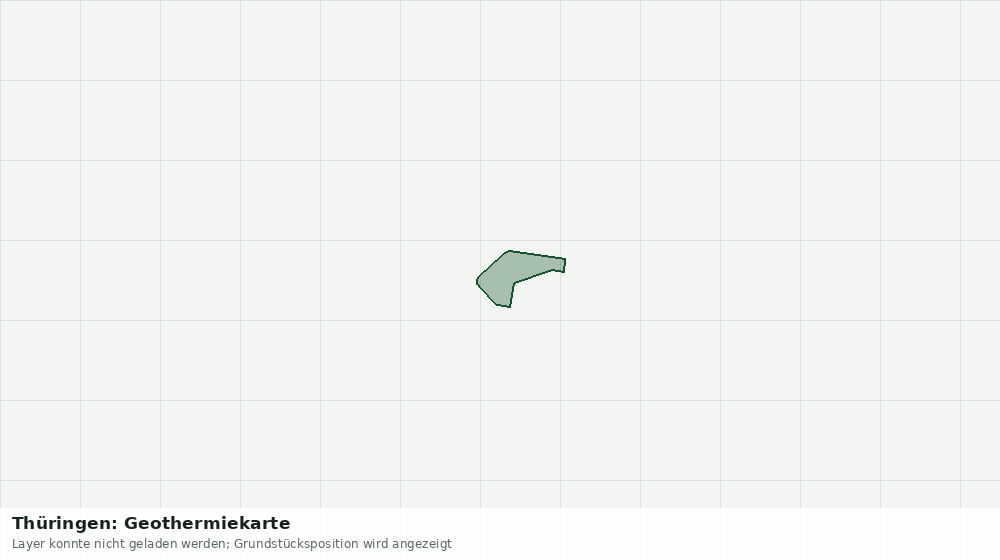 Statische Kartenansicht: Thüringen: Geothermiekarte