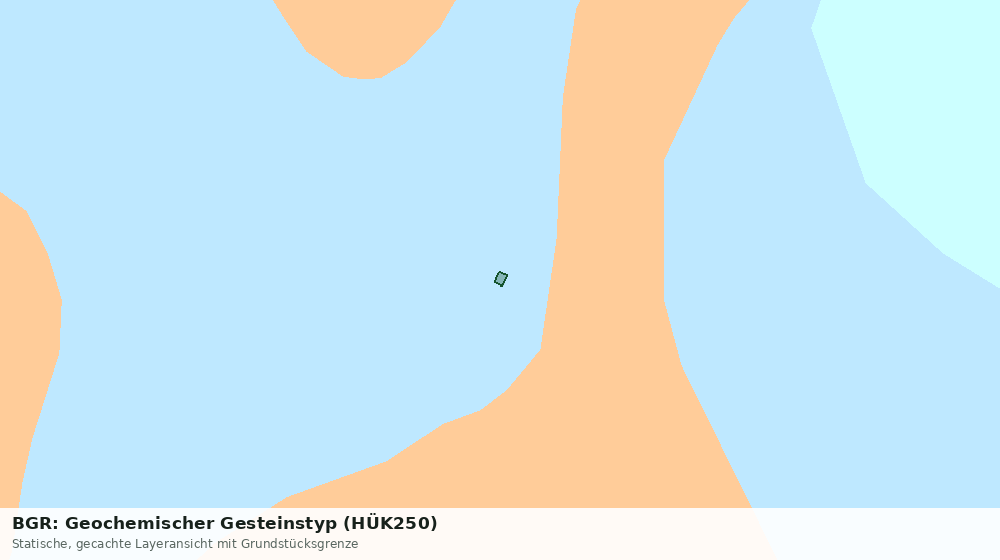 Statische Kartenansicht: BGR: Geochemischer Gesteinstyp (HÜK250)