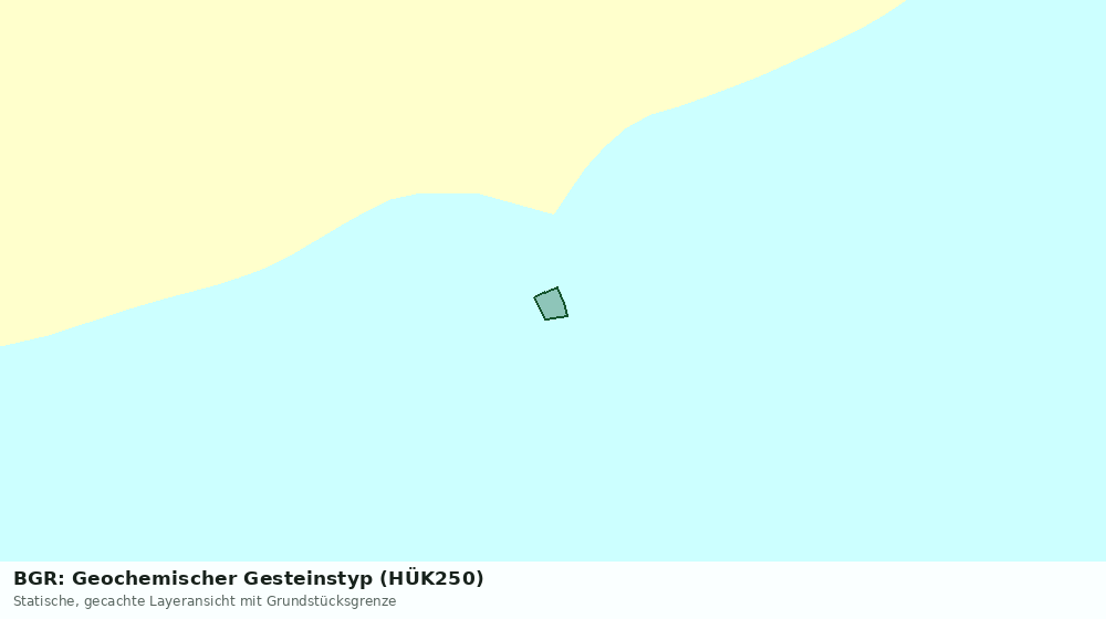 Statische Kartenansicht: BGR: Geochemischer Gesteinstyp (HÜK250)