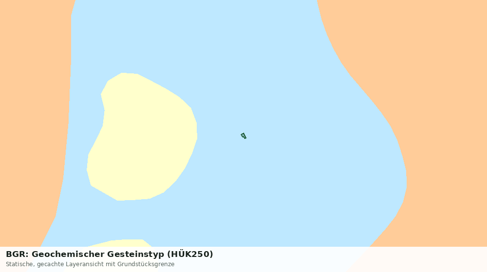 Statische Kartenansicht: BGR: Geochemischer Gesteinstyp (HÜK250)