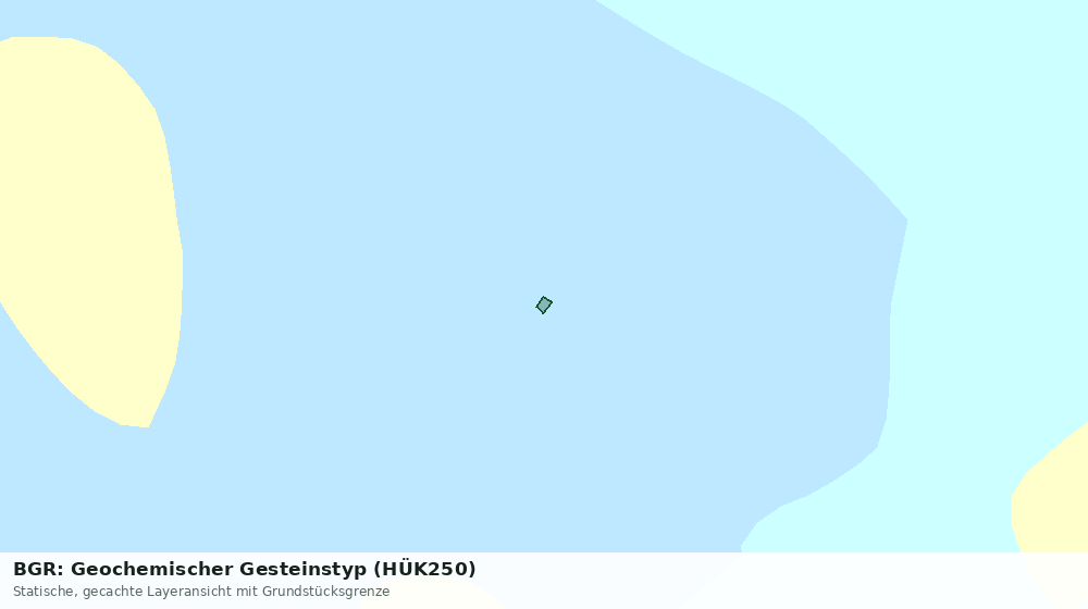 Statische Kartenansicht: BGR: Geochemischer Gesteinstyp (HÜK250)