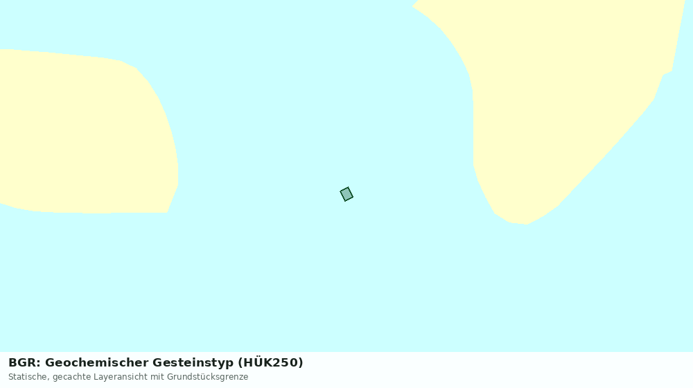 Statische Kartenansicht: BGR: Geochemischer Gesteinstyp (HÜK250)