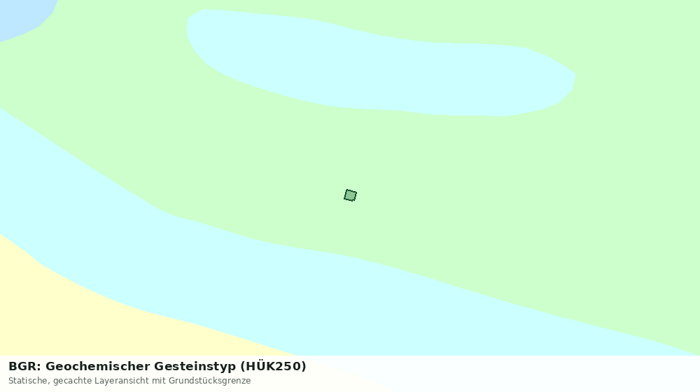Statische Kartenansicht: BGR: Geochemischer Gesteinstyp (HÜK250)