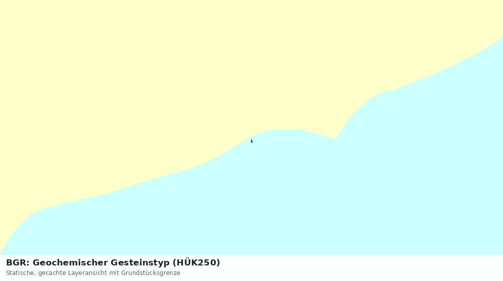 Statische Kartenansicht: BGR: Geochemischer Gesteinstyp (HÜK250)