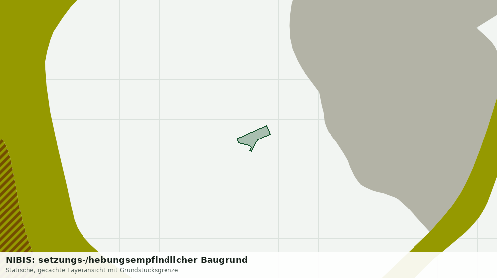 Statische Kartenansicht: NIBIS: setzungs-/hebungsempfindlicher Baugrund