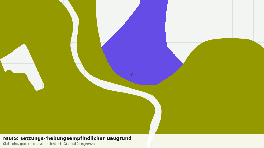 Statische Kartenansicht: NIBIS: setzungs-/hebungsempfindlicher Baugrund