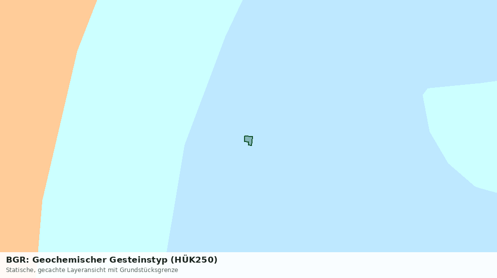Statische Kartenansicht: BGR: Geochemischer Gesteinstyp (HÜK250)