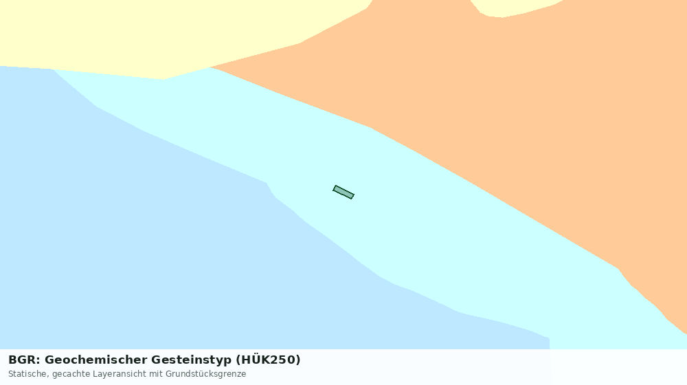 Statische Kartenansicht: BGR: Geochemischer Gesteinstyp (HÜK250)