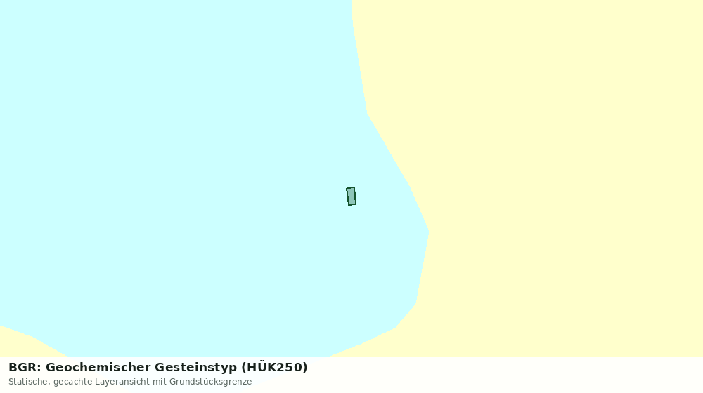 Statische Kartenansicht: BGR: Geochemischer Gesteinstyp (HÜK250)