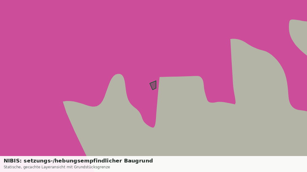 Statische Kartenansicht: NIBIS: setzungs-/hebungsempfindlicher Baugrund