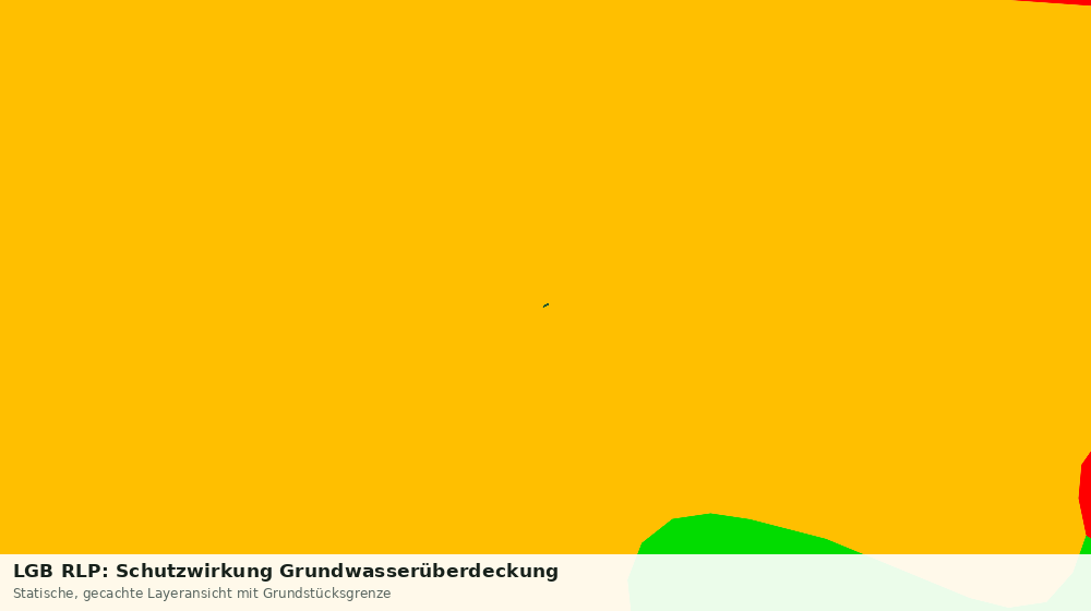 Statische Kartenansicht: LGB RLP: Schutzwirkung Grundwasserüberdeckung