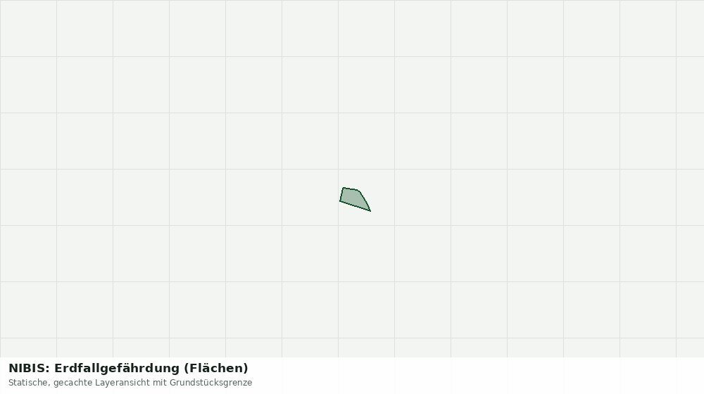 Statische Kartenansicht: NIBIS: Erdfallgefährdung (Flächen)
