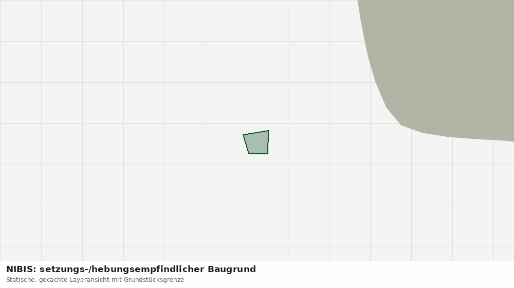 Statische Kartenansicht: NIBIS: setzungs-/hebungsempfindlicher Baugrund