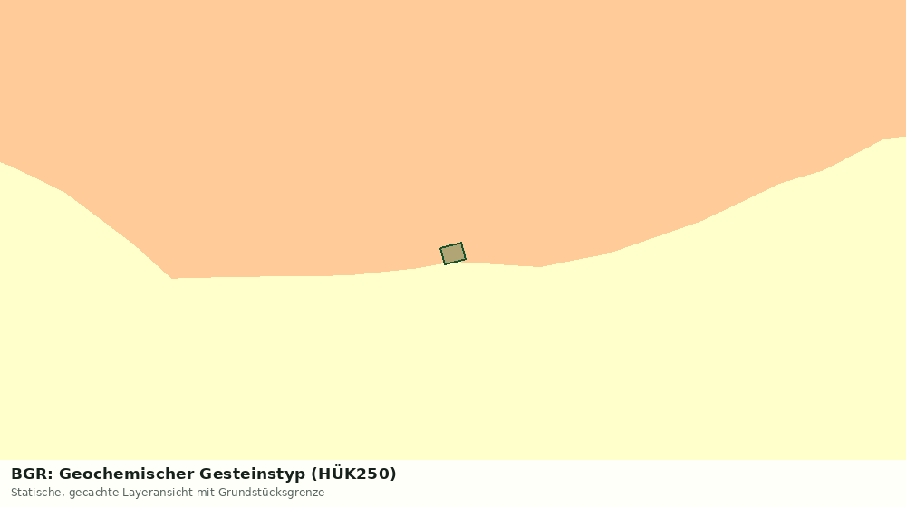Statische Kartenansicht: BGR: Geochemischer Gesteinstyp (HÜK250)