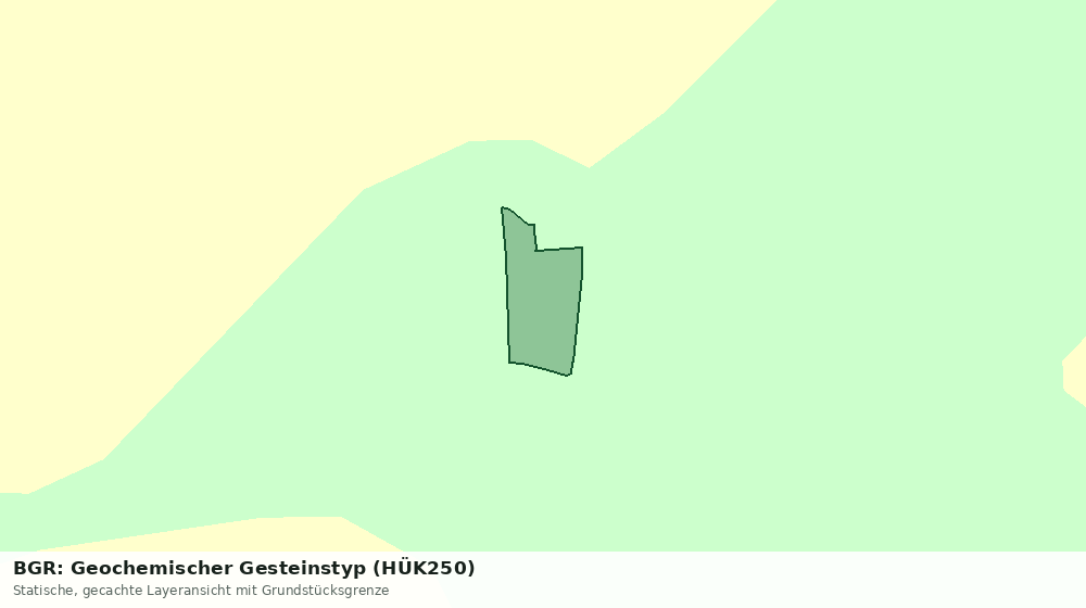 Statische Kartenansicht: BGR: Geochemischer Gesteinstyp (HÜK250)