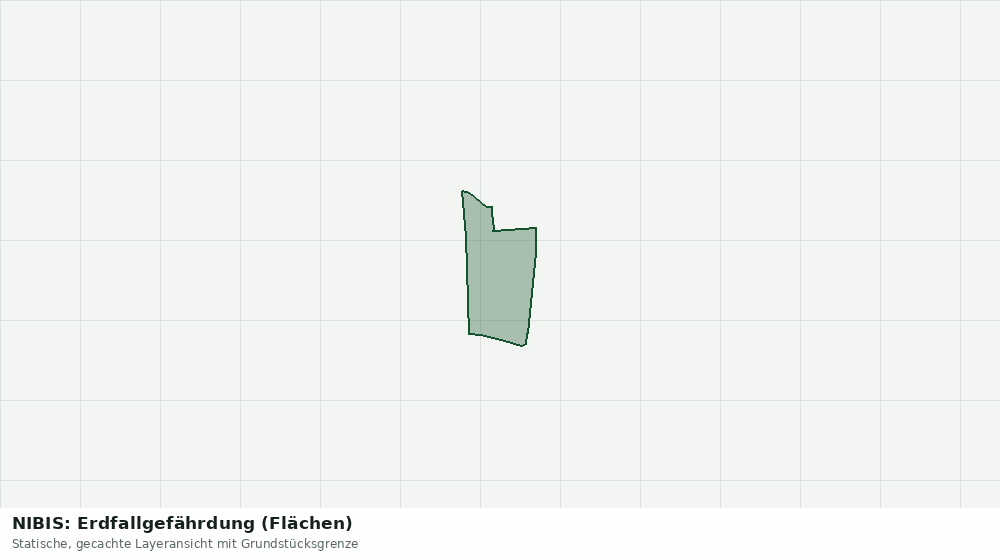 Statische Kartenansicht: NIBIS: Erdfallgefährdung (Flächen)