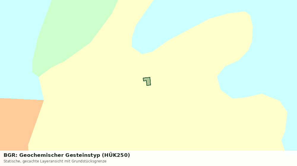 Statische Kartenansicht: BGR: Geochemischer Gesteinstyp (HÜK250)