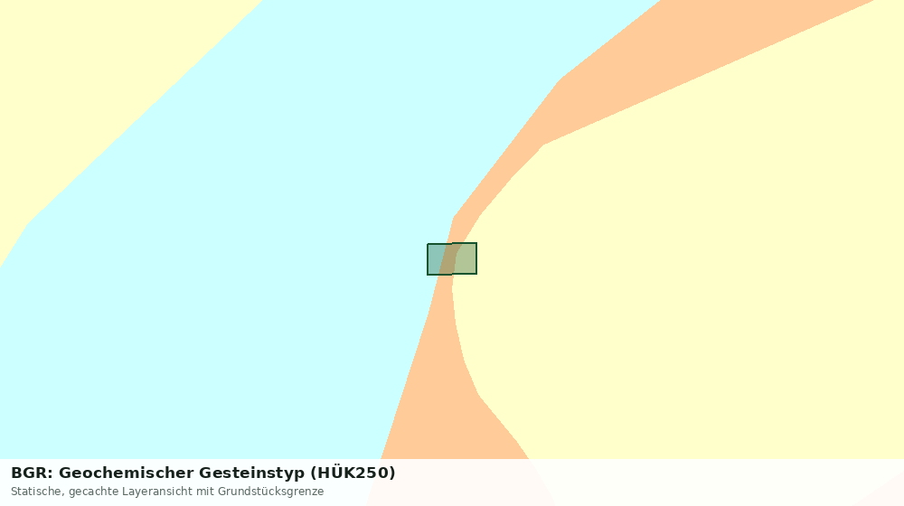 Statische Kartenansicht: BGR: Geochemischer Gesteinstyp (HÜK250)