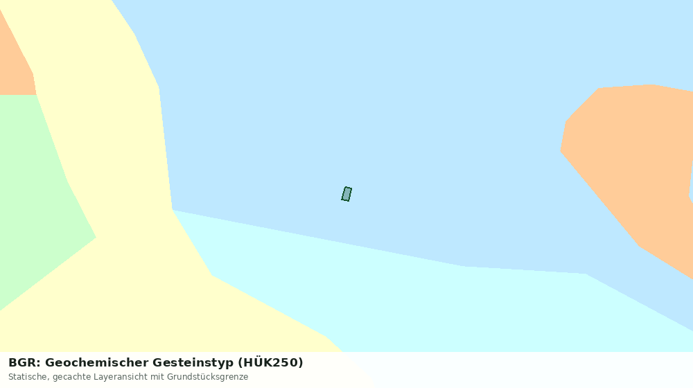 Statische Kartenansicht: BGR: Geochemischer Gesteinstyp (HÜK250)