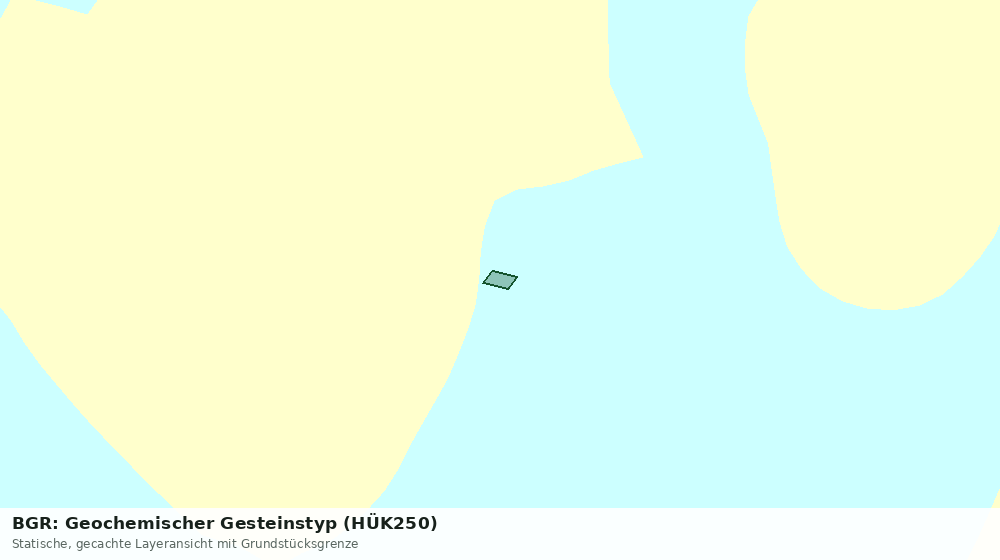 Statische Kartenansicht: BGR: Geochemischer Gesteinstyp (HÜK250)