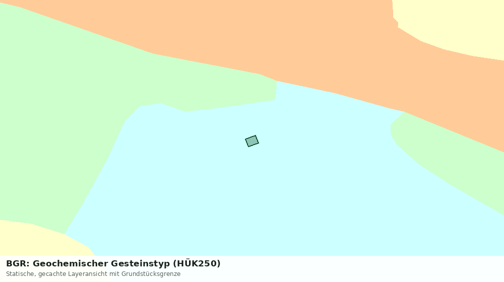 Statische Kartenansicht: BGR: Geochemischer Gesteinstyp (HÜK250)