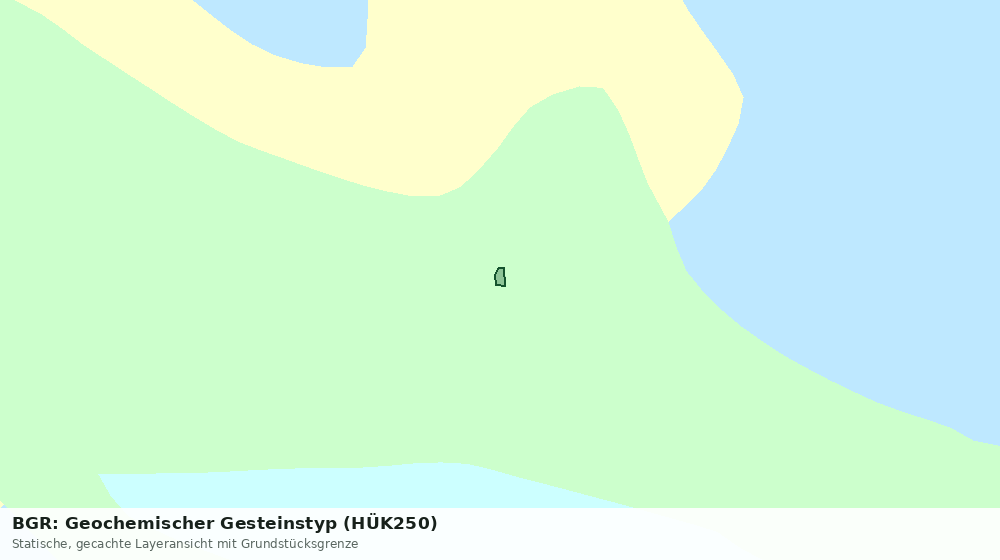 Statische Kartenansicht: BGR: Geochemischer Gesteinstyp (HÜK250)