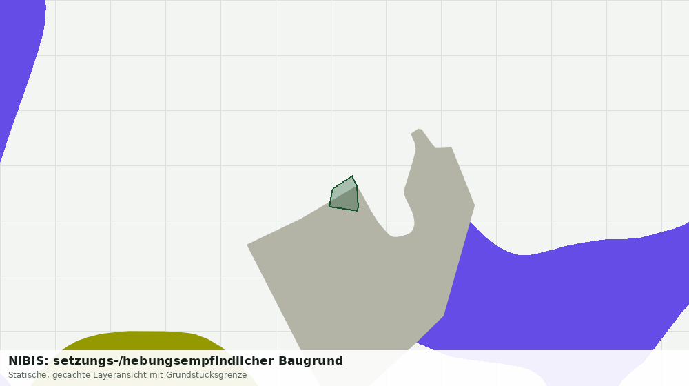 Statische Kartenansicht: NIBIS: setzungs-/hebungsempfindlicher Baugrund