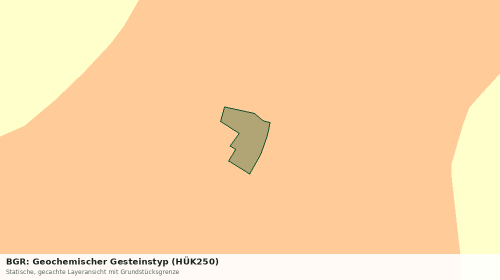 Statische Kartenansicht: BGR: Geochemischer Gesteinstyp (HÜK250)