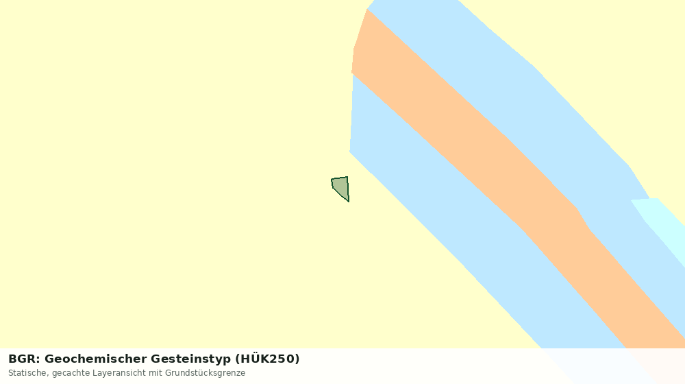 Statische Kartenansicht: BGR: Geochemischer Gesteinstyp (HÜK250)
