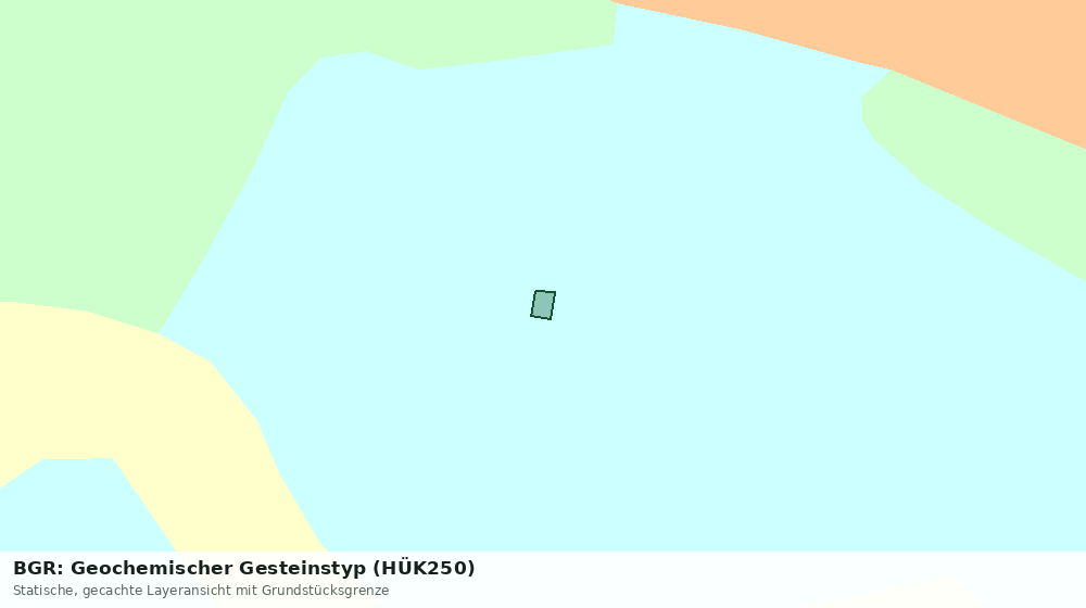 Statische Kartenansicht: BGR: Geochemischer Gesteinstyp (HÜK250)