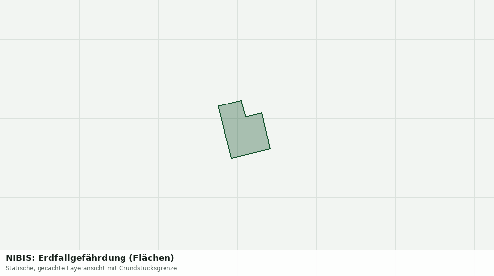 Statische Kartenansicht: NIBIS: Erdfallgefährdung (Flächen)