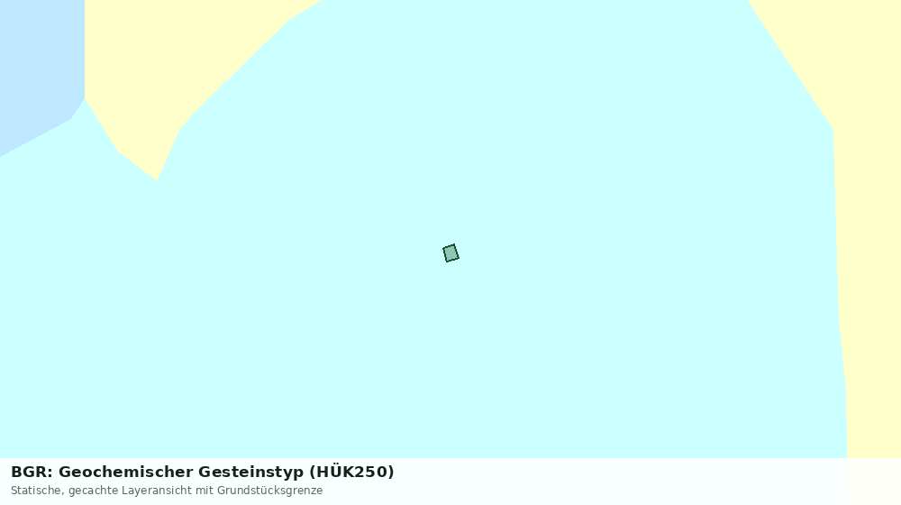 Statische Kartenansicht: BGR: Geochemischer Gesteinstyp (HÜK250)