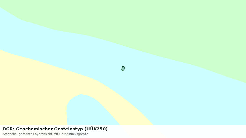 Statische Kartenansicht: BGR: Geochemischer Gesteinstyp (HÜK250)