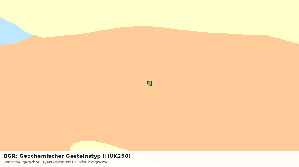 Statische Kartenansicht: BGR: Geochemischer Gesteinstyp (HÜK250)