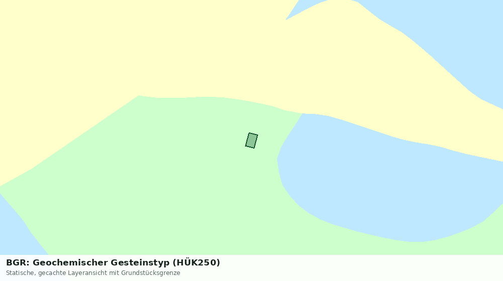 Statische Kartenansicht: BGR: Geochemischer Gesteinstyp (HÜK250)