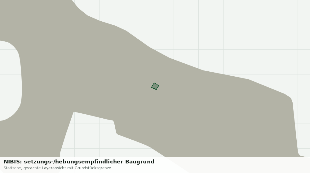 Statische Kartenansicht: NIBIS: setzungs-/hebungsempfindlicher Baugrund