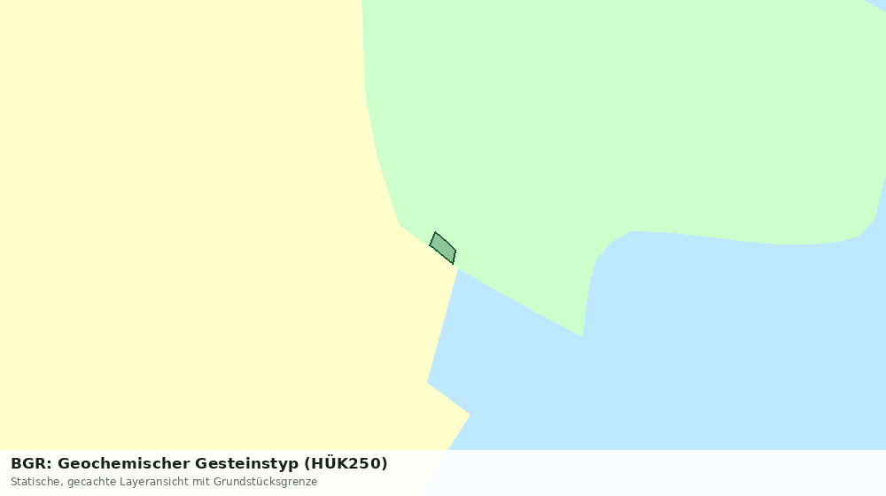 Statische Kartenansicht: BGR: Geochemischer Gesteinstyp (HÜK250)