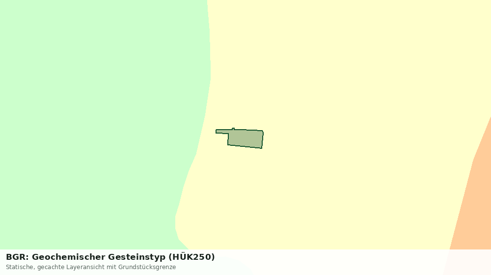 Statische Kartenansicht: BGR: Geochemischer Gesteinstyp (HÜK250)