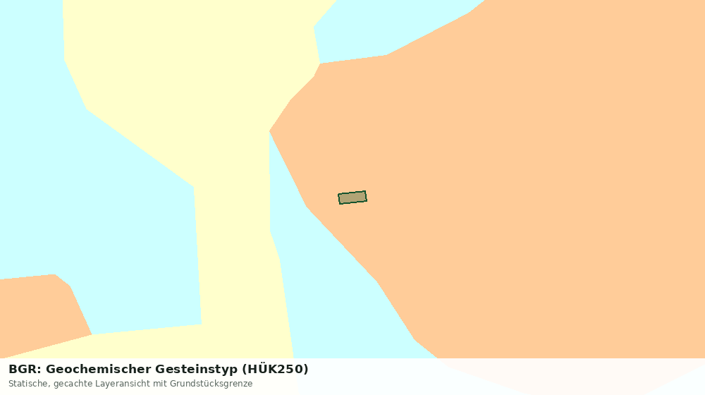 Statische Kartenansicht: BGR: Geochemischer Gesteinstyp (HÜK250)