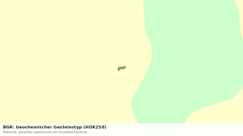 Statische Kartenansicht: BGR: Geochemischer Gesteinstyp (HÜK250)